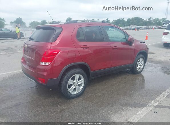 KL7CJPSM9NB529717 2022 CHEVROLET TRAX Красный Задняя правая четверть