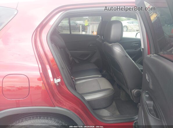 KL7CJPSM9NB529717 2022 CHEVROLET TRAX Красный Вид наклейки с VIN-кодом