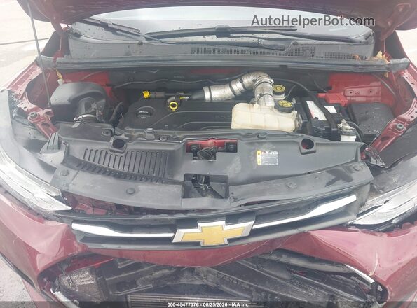 KL7CJPSM9NB529717 2022 CHEVROLET TRAX Красный Вид сзади