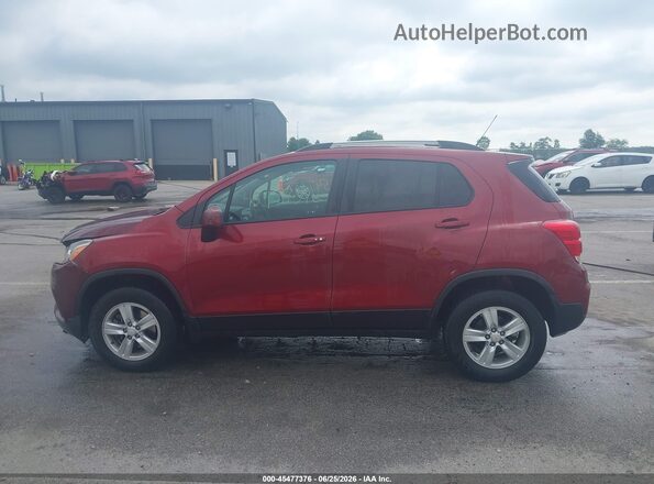 KL7CJPSM9NB529717 2022 CHEVROLET TRAX Красный Панорамный вид салона 360°
