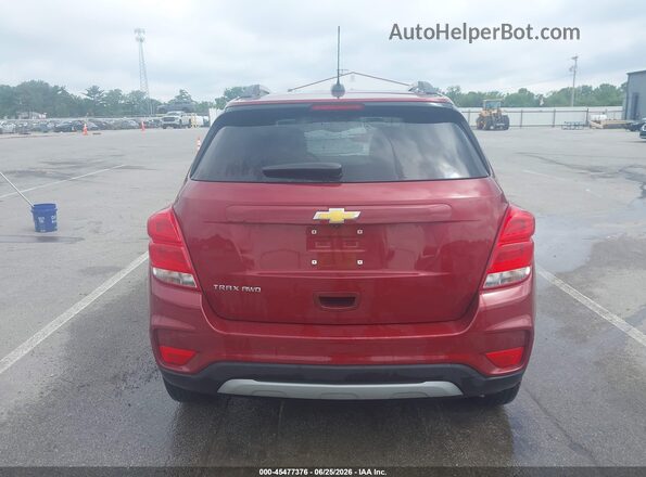 KL7CJPSM9NB529717 2022 CHEVROLET TRAX Красный 
