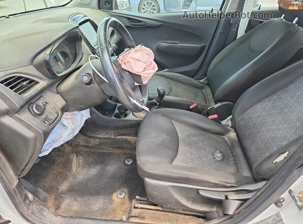 KL8CA6SA2KC735432 2019 CHEVROLET SPARK White Widok wnętrza z przodu