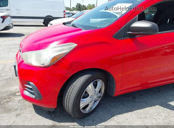 KL8CA6SA3GC612262 2016 CHEVROLET SPARK Red Front view
