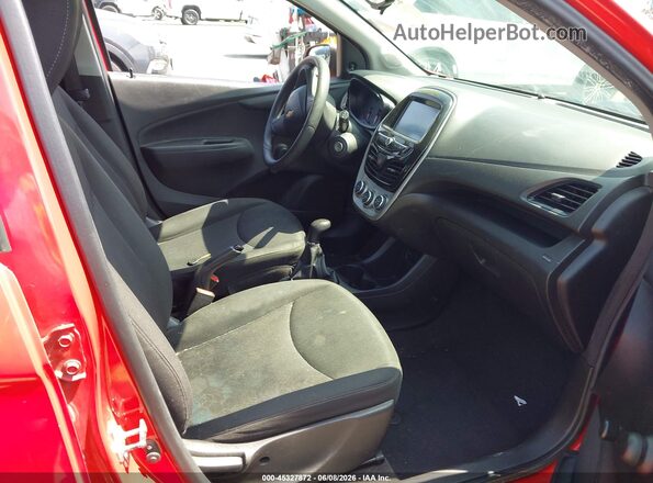 KL8CA6SA3GC612262 2016 CHEVROLET SPARK Red Front interior view