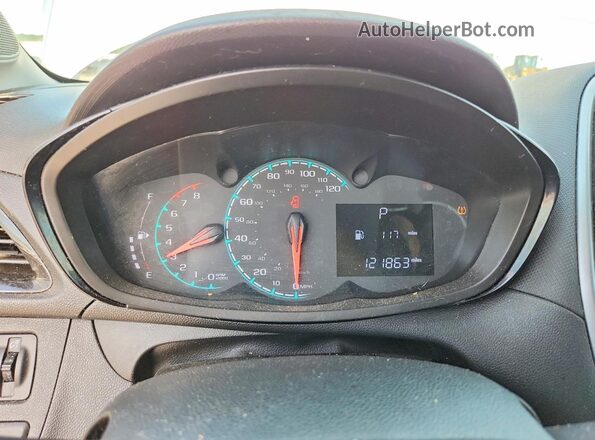 KL8CB6SA0GC607453 2016 CHEVROLET SPARK Серебряный Вид щитка приборов