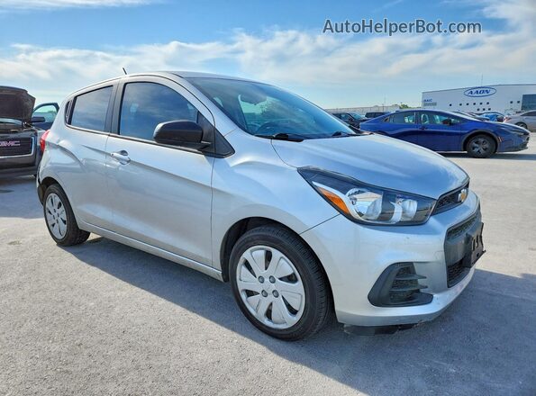 KL8CB6SA0GC607453 2016 CHEVROLET SPARK Серебряный Передняя правая четверть