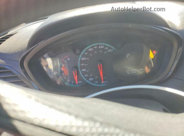 KL8CB6SA0HC758360 2017 CHEVROLET SPARK White Instrument cluster view