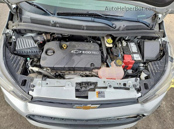KL8CB6SA0HC840637 2017 CHEVROLET SPARK Silver Вид задньої частини салону