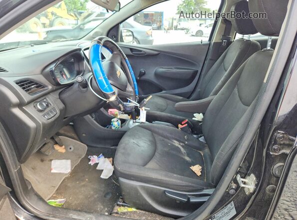 KL8CB6SA0JC469615 2018 CHEVROLET SPARK Black Вид салону спереду