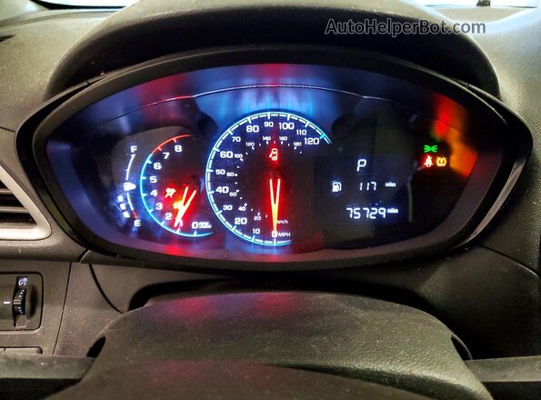 KL8CB6SA0LC403150 2020 CHEVROLET SPARK Blue Vista del cuadro de instrumentos