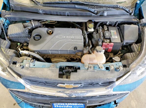 KL8CB6SA0LC403150 2020 CHEVROLET SPARK Blue Vista del compartimento del motor
