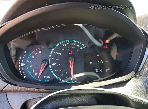 KL8CB6SA0NC031277 2022 CHEVROLET SPARK White Instrument cluster view