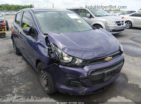 KL8CB6SA1HC753281 2017 CHEVROLET SPARK Purple Widok z przodu