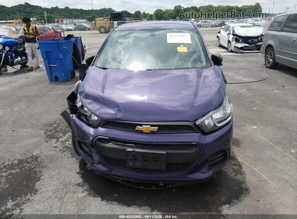 KL8CB6SA1HC753281 2017 CHEVROLET SPARK Purple Widok deski rozdzielczej