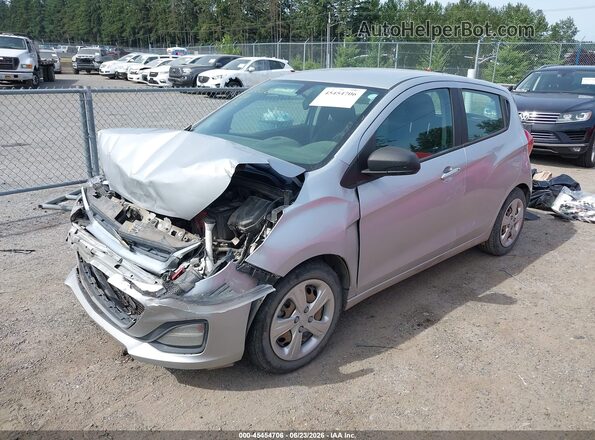 KL8CB6SA1LC418711 2020 CHEVROLET SPARK Silver Передня ліва чверть