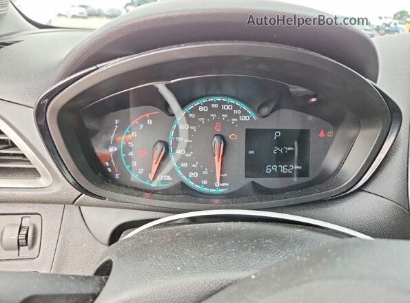 KL8CB6SA1LC480531 2020 CHEVROLET SPARK White Instrument cluster view