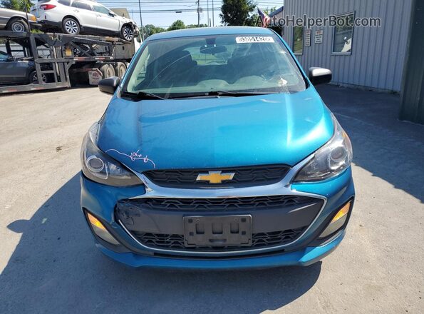KL8CB6SA1MC740010 2021 CHEVROLET SPARK Blue Vista de la etiqueta del VIN