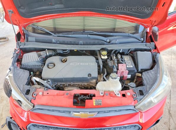KL8CB6SA2GC573967 2016 CHEVROLET SPARK Red Вид задньої частини салону