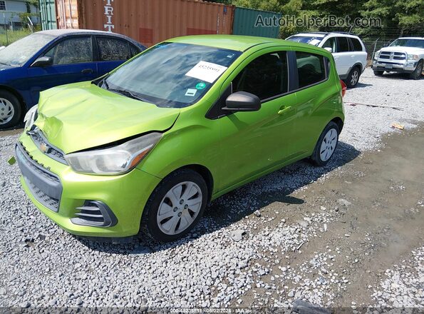 KL8CB6SA2GC589957 2016 CHEVROLET SPARK Green Front left