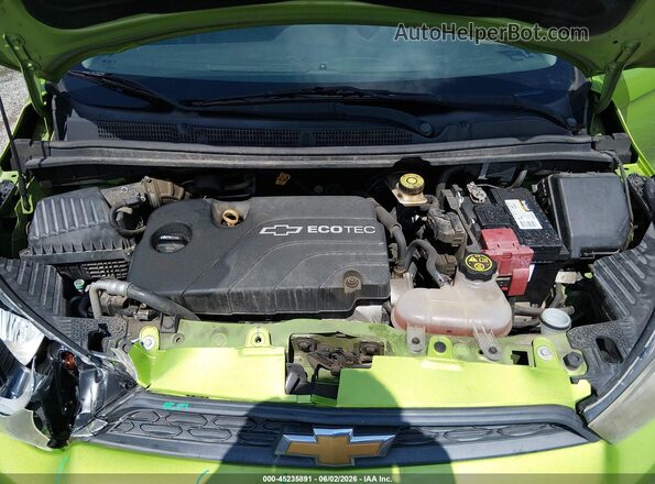 KL8CB6SA2GC589957 2016 CHEVROLET SPARK Green Rear view