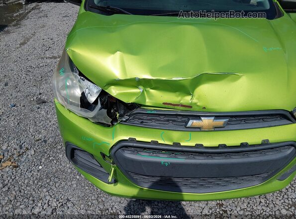 KL8CB6SA2GC589957 2016 CHEVROLET SPARK Green Front view