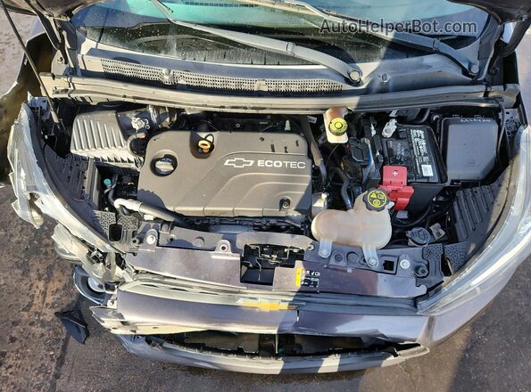 KL8CB6SA2GC604327 2016 CHEVROLET SPARK Серый Вид задней части салона