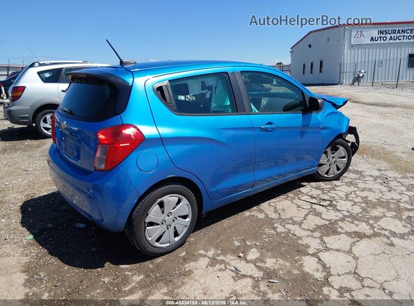 KL8CB6SA2HC721083 2017 CHEVROLET SPARK Синий Задняя правая четверть