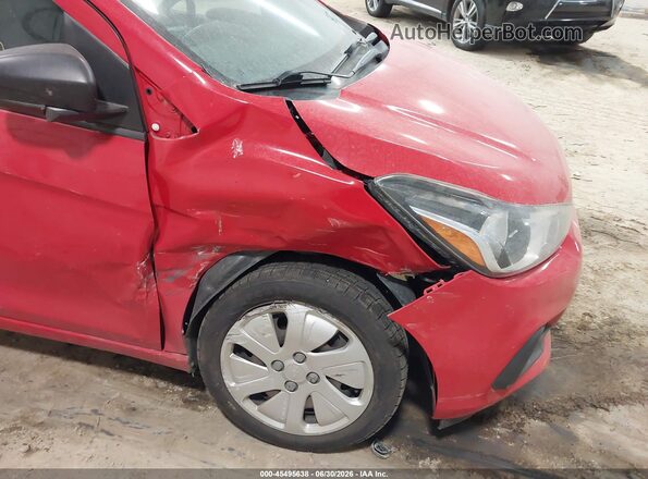 KL8CB6SA2HC734030 2017 CHEVROLET SPARK Red Widok z przodu