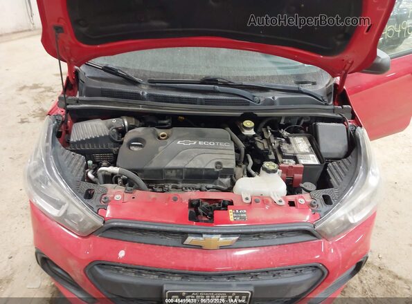 KL8CB6SA2HC734030 2017 CHEVROLET SPARK Red Widok z tyłu