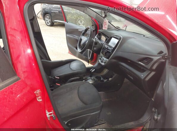 KL8CB6SA2HC734030 2017 CHEVROLET SPARK Red Widok wnętrza z przodu