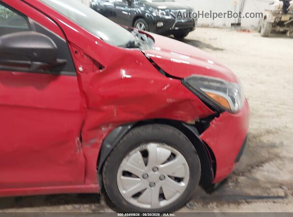 KL8CB6SA2HC734030 2017 CHEVROLET SPARK Red Widok zestawu wskaźników