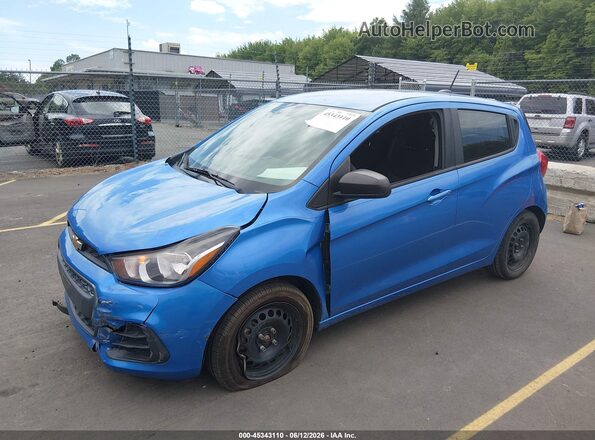 KL8CB6SA2JC441539 2018 CHEVROLET SPARK Blue Przód lewy