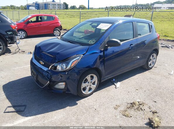 KL8CB6SA2NC013346 2022 CHEVROLET SPARK Blue Przód lewy