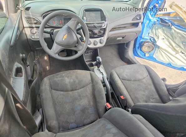KL8CB6SA3HC734439 2017 CHEVROLET SPARK Blue Вид панелі приладів