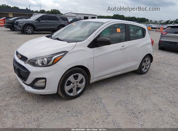 KL8CB6SA3MC710958 2021 CHEVROLET SPARK White წინა მარცხენა ხედი სამი მეოთხედიდან