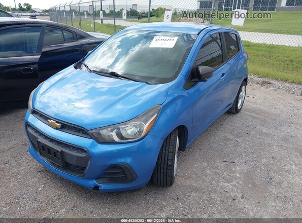 KL8CB6SA4HC826191 2017 CHEVROLET SPARK Blue Przód lewy