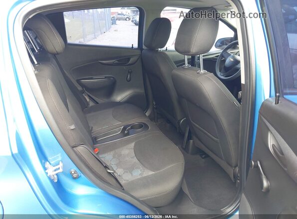KL8CB6SA4HC826191 2017 CHEVROLET SPARK Blue Widok naklejki z numerem VIN