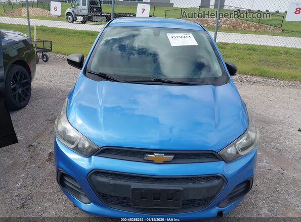 KL8CB6SA4HC826191 2017 CHEVROLET SPARK Blue Widok zestawu wskaźników
