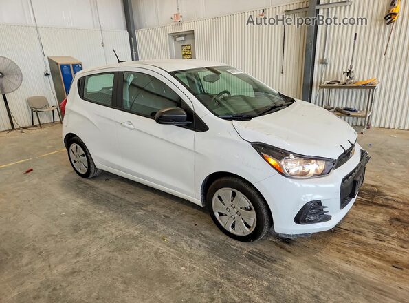 KL8CB6SA4JC423964 2018 CHEVROLET SPARK White Przód prawy
