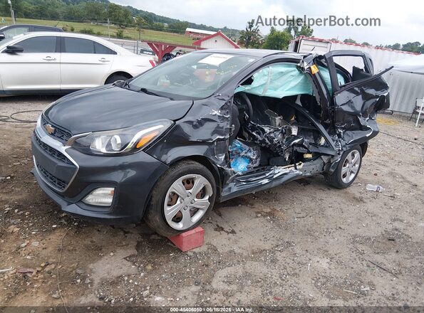 KL8CB6SA4LC462914 2020 CHEVROLET SPARK Gray Առջևի ձախ երեք քառորդ տեսարան
