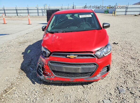 KL8CB6SA5HC709851 2017 CHEVROLET SPARK Красный Вид спереди