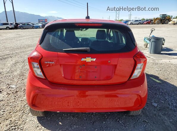 KL8CB6SA5HC709851 2017 CHEVROLET SPARK Красный Вид сзади