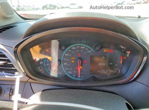 KL8CB6SA5HC709851 2017 CHEVROLET SPARK Красный Вид щитка приборов