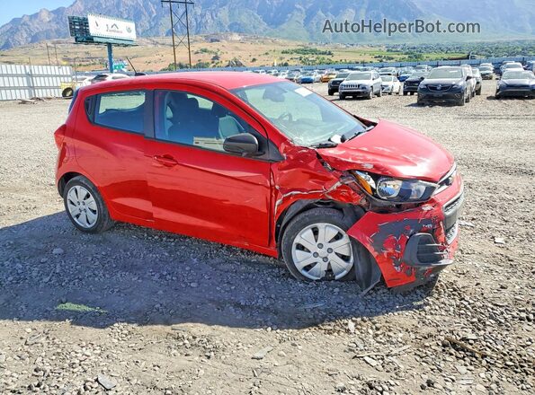 KL8CB6SA5HC709851 2017 CHEVROLET SPARK Красный Передняя правая четверть