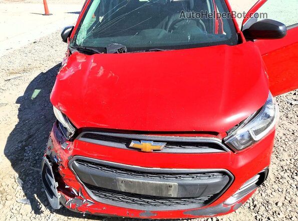 KL8CB6SA5HC709851 2017 CHEVROLET SPARK Красный Вид задней части салона
