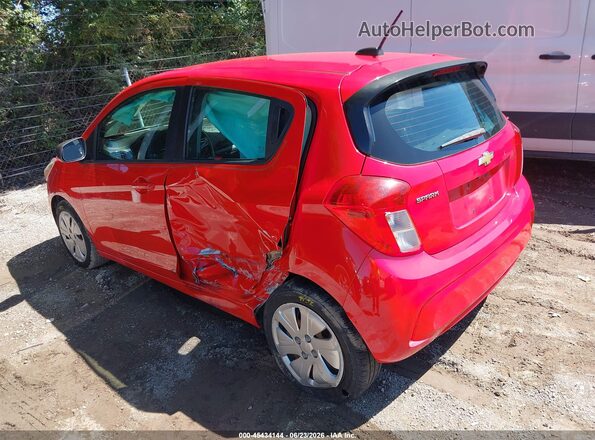 KL8CB6SA5HC791550 2017 CHEVROLET SPARK Красный Задняя левая четверть