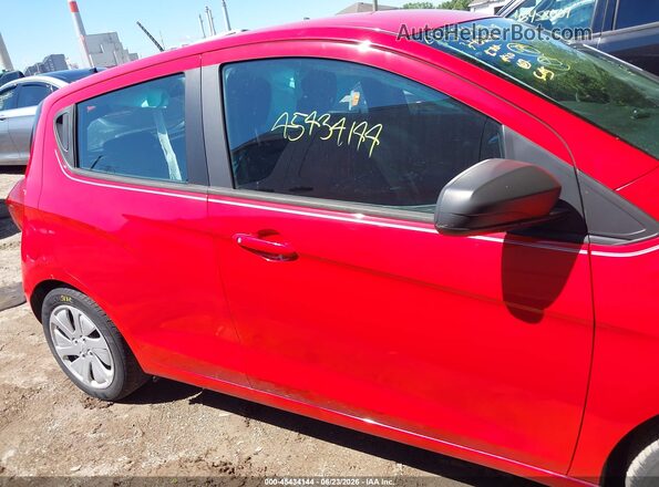 KL8CB6SA5HC791550 2017 CHEVROLET SPARK Красный Вид задней части салона