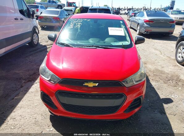 KL8CB6SA5HC791550 2017 CHEVROLET SPARK Красный Вид щитка приборов