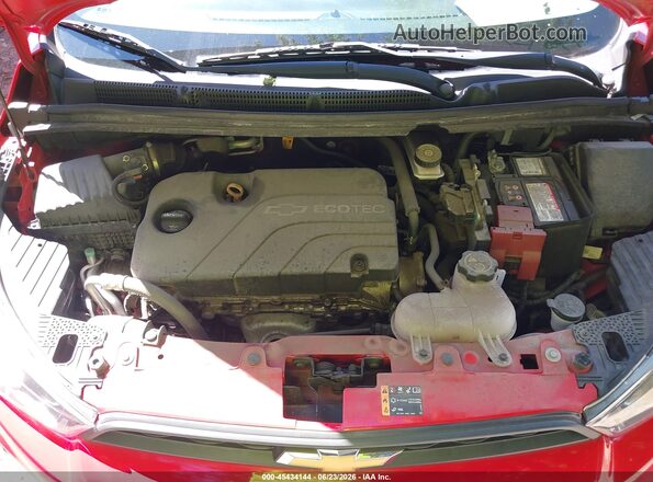 KL8CB6SA5HC791550 2017 CHEVROLET SPARK Красный Вид сзади