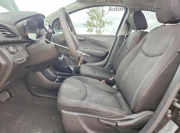 KL8CB6SA5HC822411 2017 CHEVROLET SPARK Black წინა სალონის ხედი